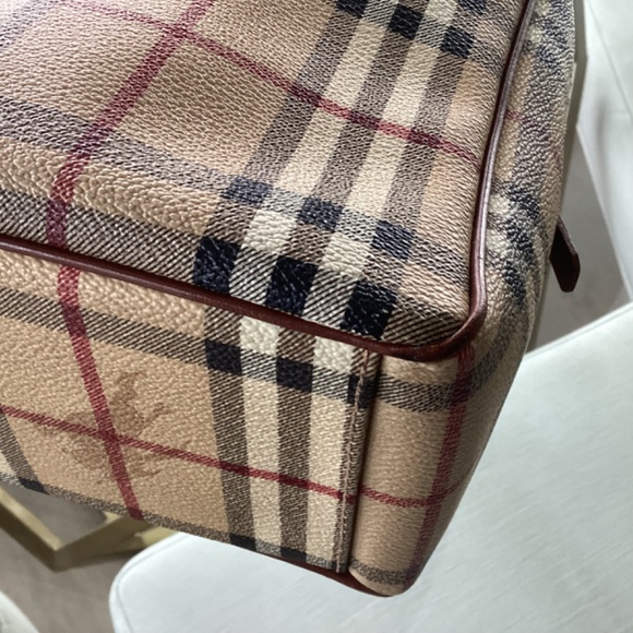 Burberry authentic monogram canvas vintage bag - Picture 7 of 12